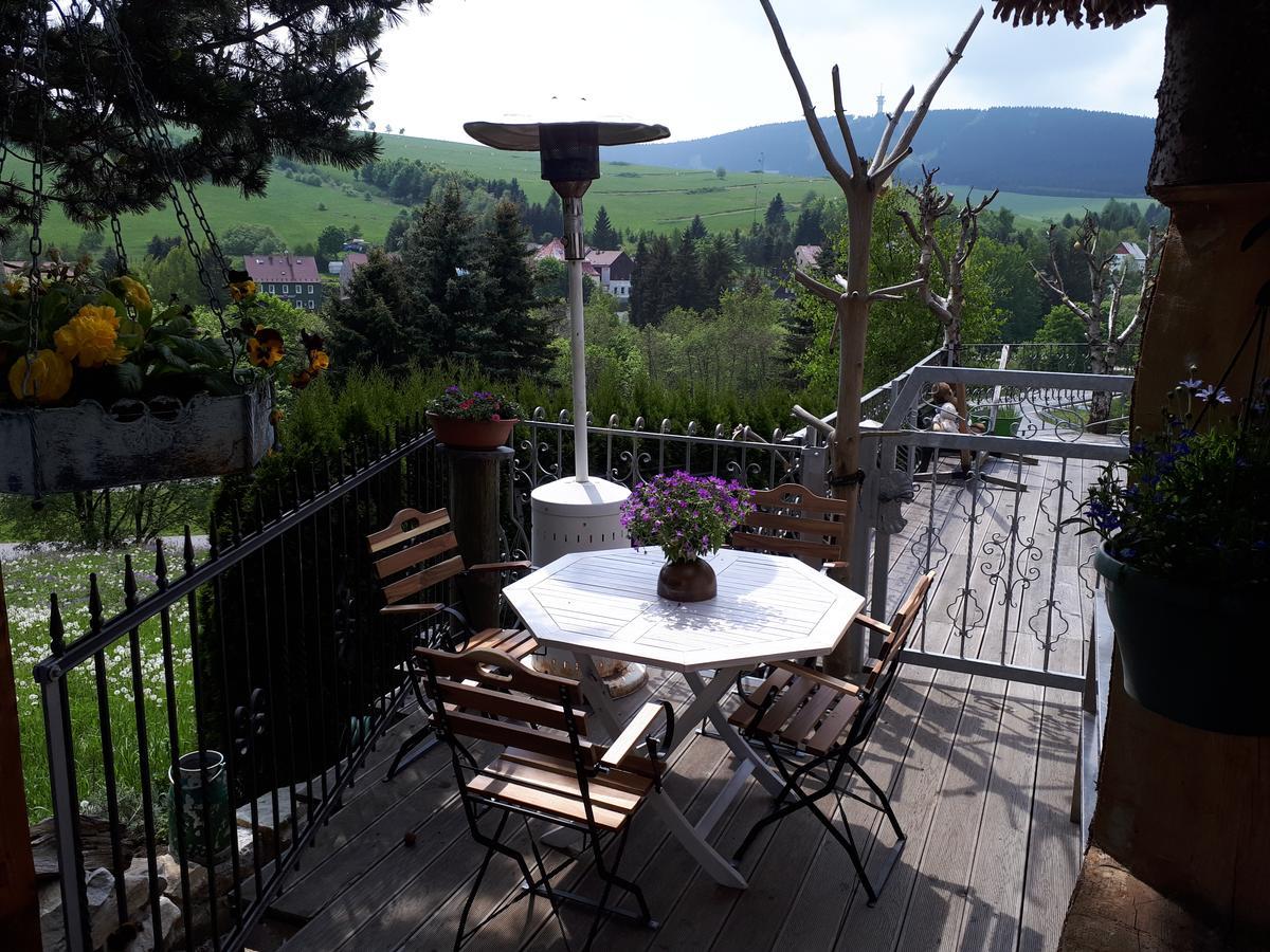 Ferienwohnung Aronia Garten Oberwiesenthal Exterior foto