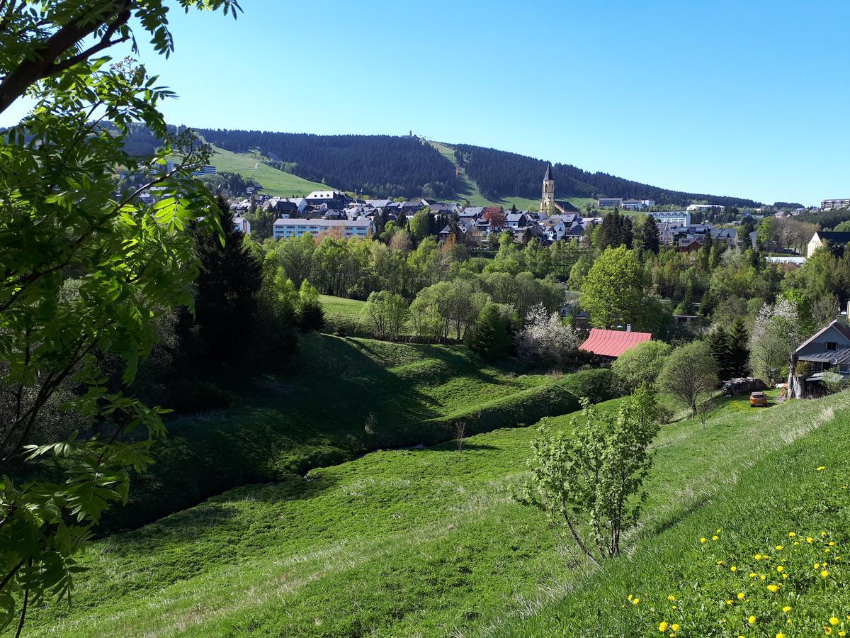 Ferienwohnung Aronia Garten Oberwiesenthal Exterior foto